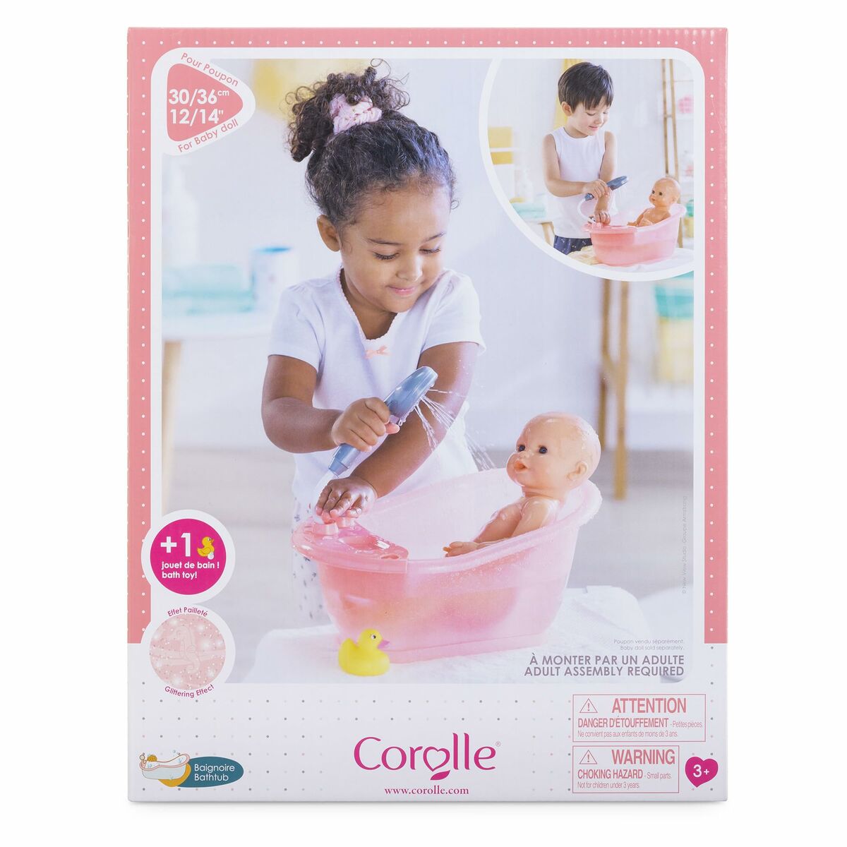 Docka tillbehör Corolle 36 cm Badkar-Leksaker och spel, Dockor och tillbehör-Corolle-peaceofhome.se