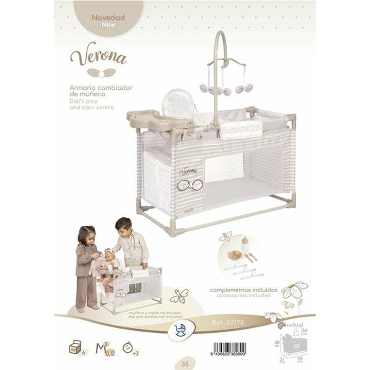 Docka tillbehör Decuevas-Leksaker och spel, Dockor och tillbehör-Decuevas-peaceofhome.se