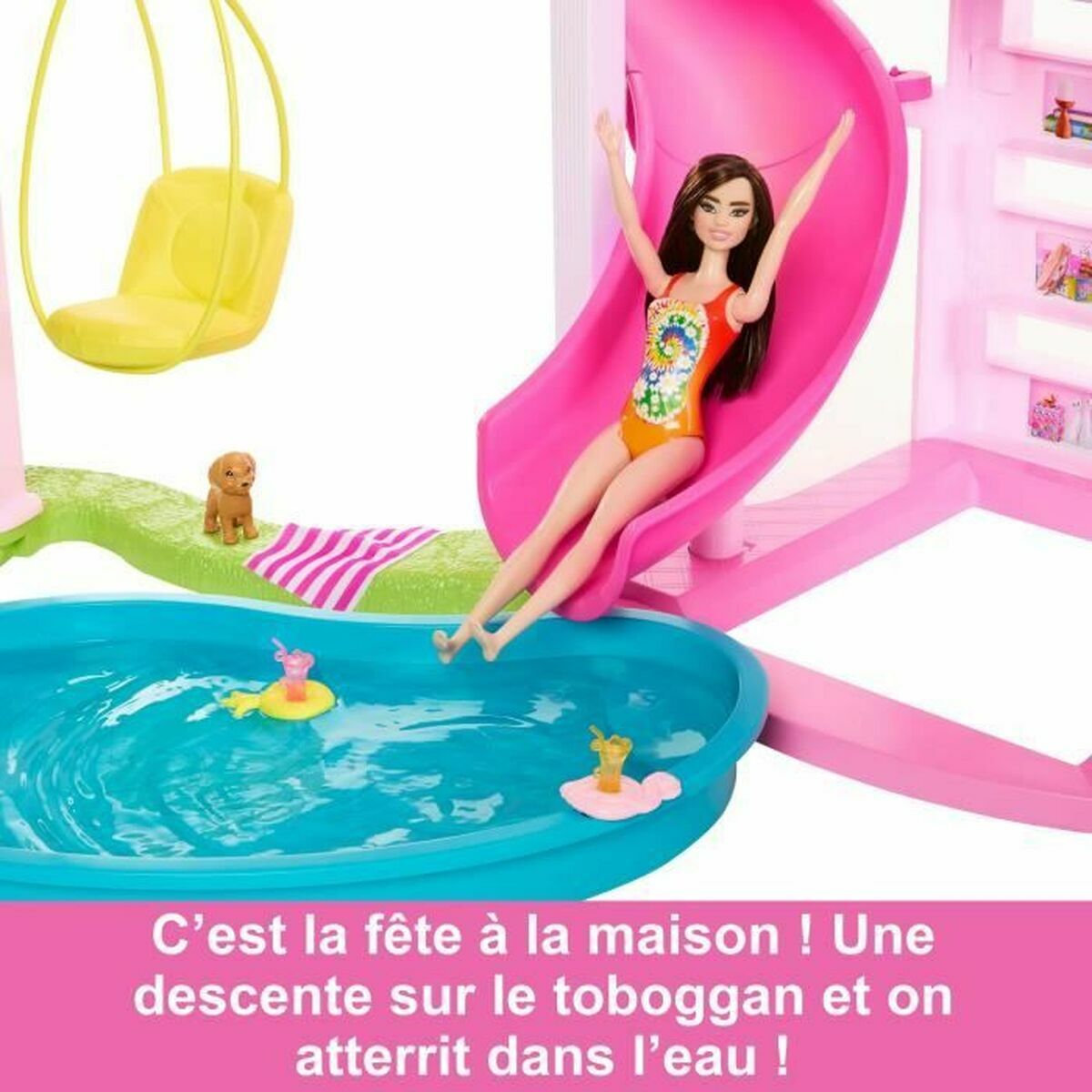 Dockhus Mattel-Leksaker och spel, Dockor och tillbehör-Mattel-peaceofhome.se