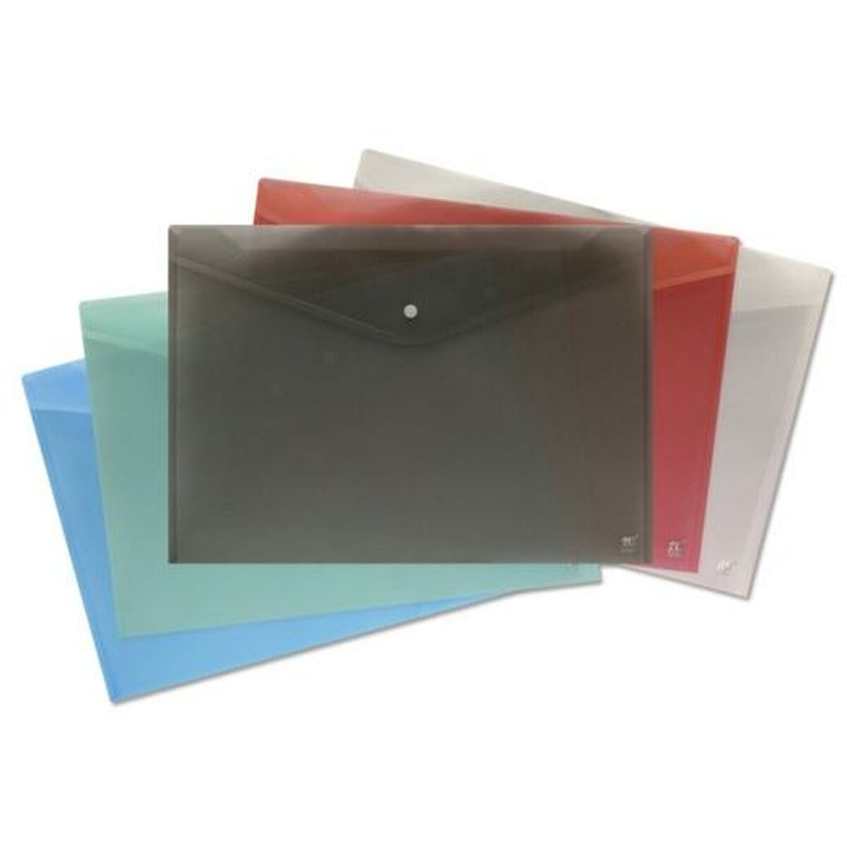 Dokumenthållare med flik Bismark Multicolour A3 polypropen (60 antal)-Kontor och Kontorsmaterial, Kontorsmaterial-Bismark-peaceofhome.se