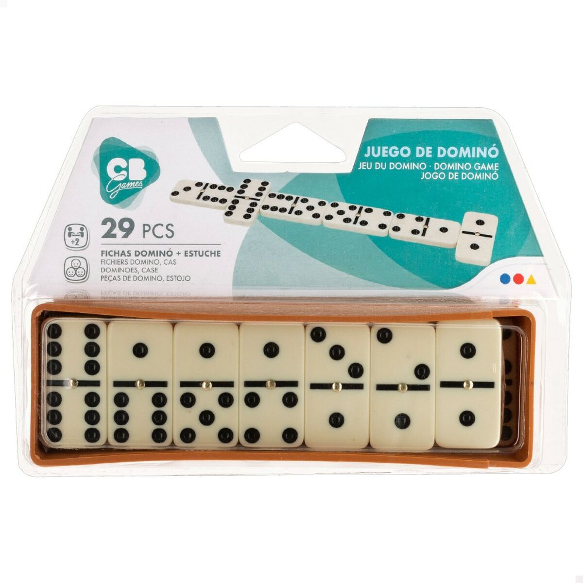 Domino Colorbaby (12 antal)-Leksaker och spel, Spel och tillbehör-Colorbaby-peaceofhome.se