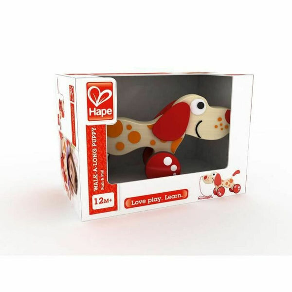 Dragleksak Hape E0347 22 x 16,2 x 9,2 cm Hund-Bebis, Leksaker för småbarn-Hape-peaceofhome.se