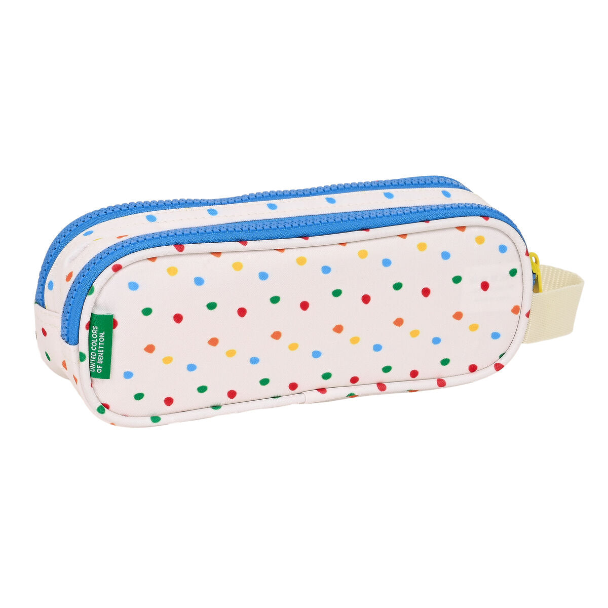 Dubbel bär-allt Benetton Topitos Vit Naturell 21 x 8 x 6 cm-Kontor och Kontorsmaterial, Skol- och utbildningsmaterial-Benetton-peaceofhome.se