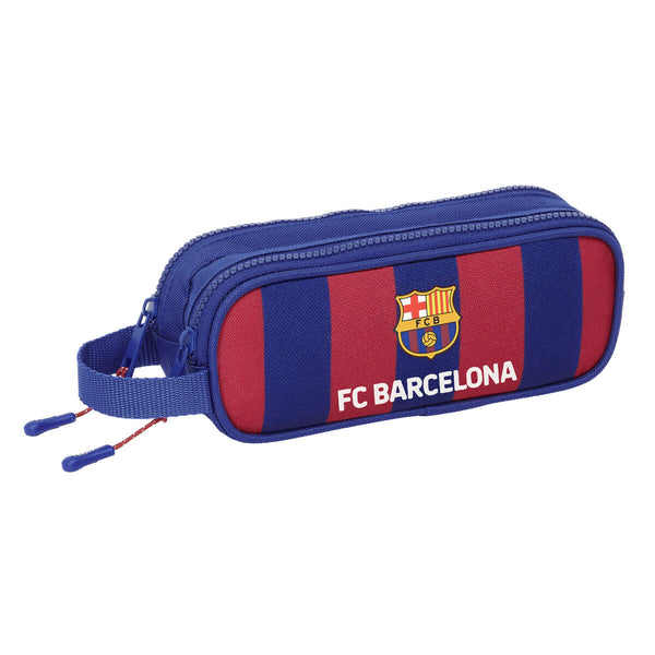 Dubbel bär-allt F.C. Barcelona 24/25 Rödbrun Marinblå 21 x 8 x 6 cm-Kontor och Kontorsmaterial, Skol- och utbildningsmaterial-F.C. Barcelona-peaceofhome.se