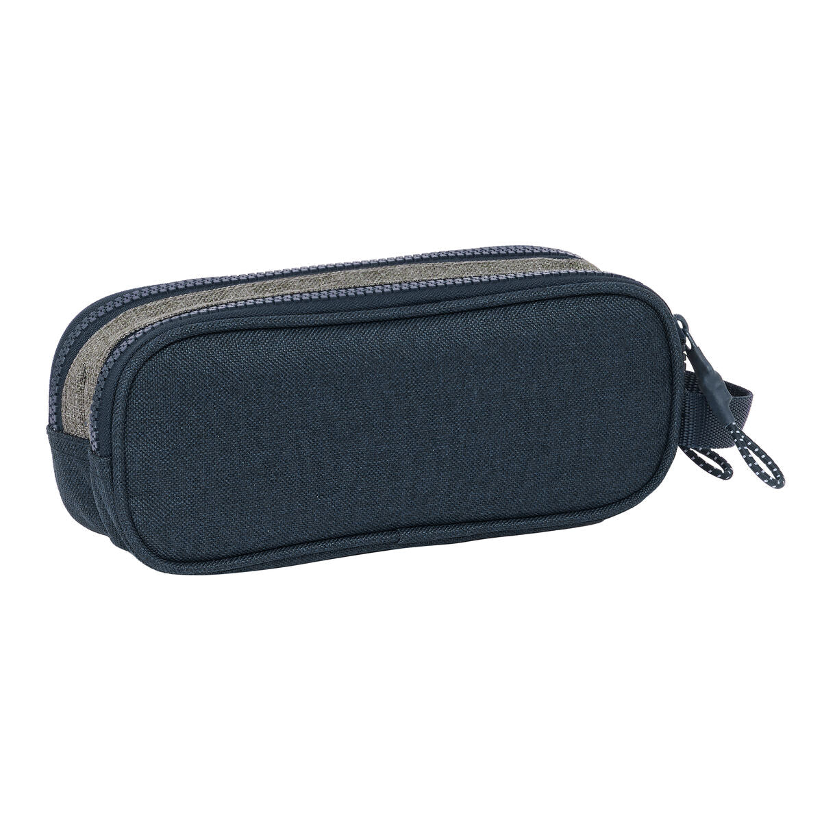 Dubbel bär-allt Kappa Dark Navy Blå Grå 21 x 6 x 8 cm-Kontor och Kontorsmaterial, Skol- och utbildningsmaterial-Kappa-peaceofhome.se