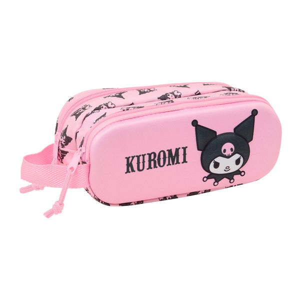 Dubbel bär-allt Kuromi Rosa 21 x 8 x 6 cm-Kontor och Kontorsmaterial, Skol- och utbildningsmaterial-Kuromi-peaceofhome.se