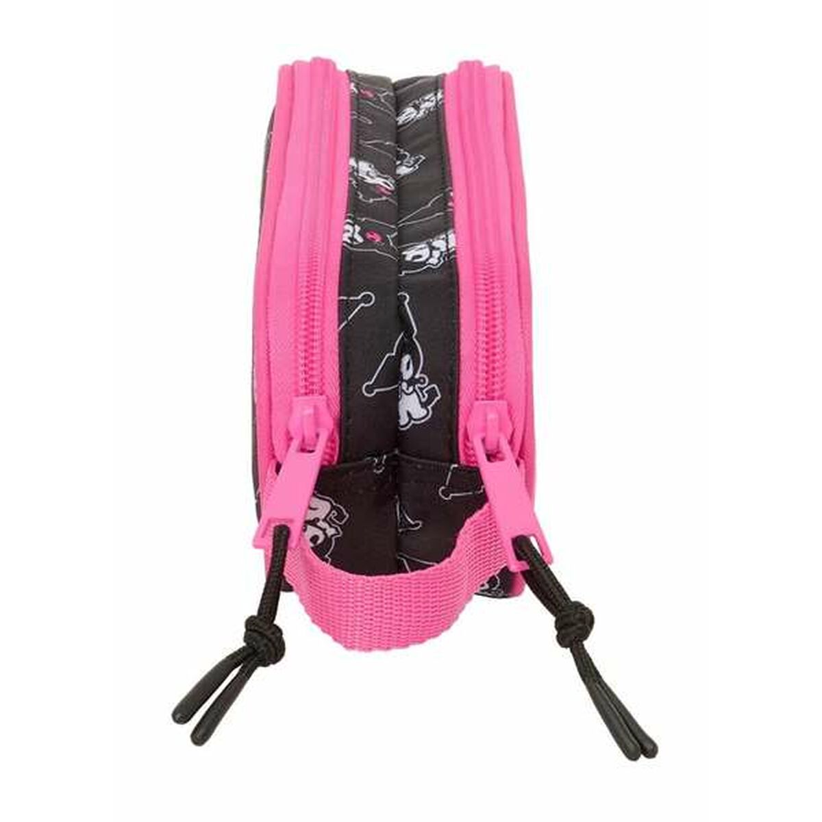 Dubbel bär-allt Kuromi Svart Fuchsia 21 x 8 x 6 cm-Kontor och Kontorsmaterial, Skol- och utbildningsmaterial-Kuromi-peaceofhome.se