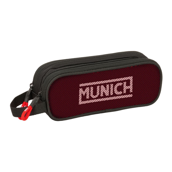 Dubbel bär-allt Munich Vulcan Svart 21 x 8 x 6 cm-Kontor och Kontorsmaterial, Skol- och utbildningsmaterial-Munich-peaceofhome.se