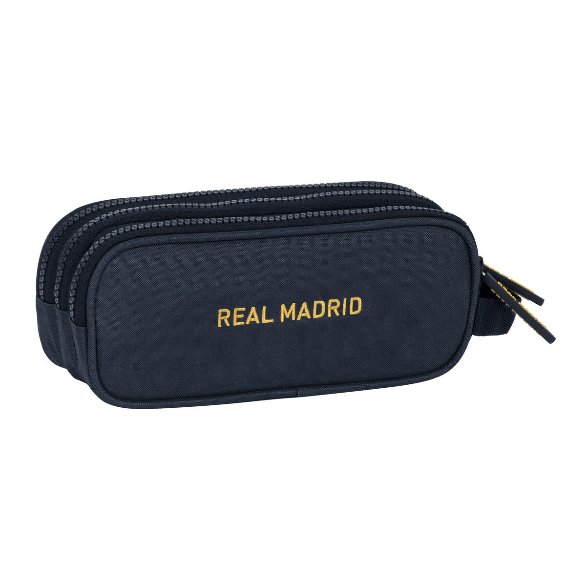 Dubbel bär-allt Real Madrid C.F. Marinblå 21 x 8.5 x 7 cm-Kontor och Kontorsmaterial, Skol- och utbildningsmaterial-Real Madrid C.F.-peaceofhome.se
