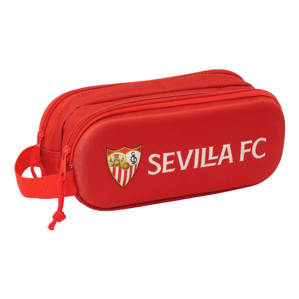 Dubbel bär-allt Sevilla Fútbol Club Röd 21 x 8 x 6 cm 3D-Kontor och Kontorsmaterial, Skol- och utbildningsmaterial-Sevilla Fútbol Club-peaceofhome.se