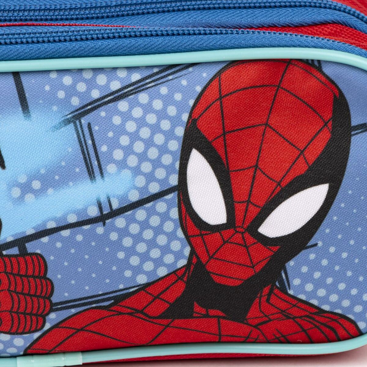 Dubbel bär-allt Spider-Man Röd Blå 22,5 x 8 x 10 cm-Kontor och Kontorsmaterial, Skol- och utbildningsmaterial-Spider-Man-peaceofhome.se