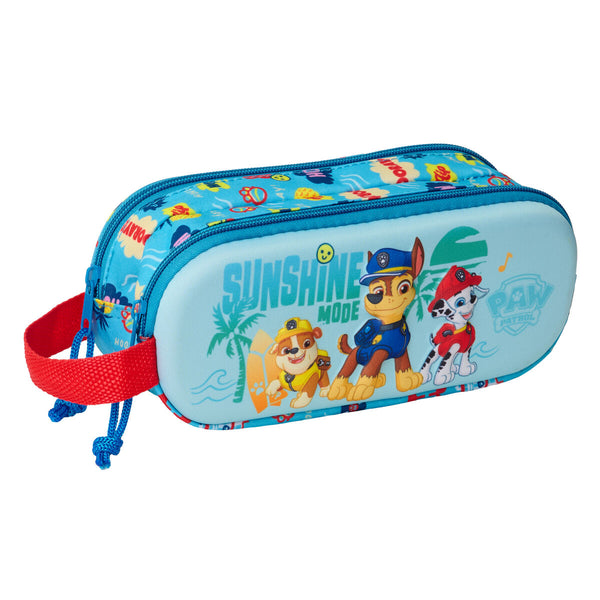Dubbel bär-allt The Paw Patrol Blå 21 x 8 x 6 cm 3D-Kontor och Kontorsmaterial, Skol- och utbildningsmaterial-The Paw Patrol-peaceofhome.se