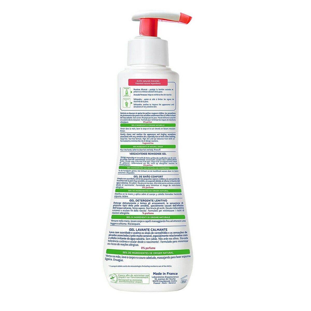 Duschgel Mustela Lugnande 300 ml-Bebis, Hygien och vård-Mustela-peaceofhome.se