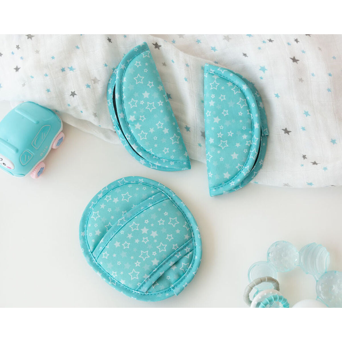 Dynor för säkerhetsbälte Blå-Bebis, Barnvagnar, sulky och tillbehör-BigBuy Kids-peaceofhome.se