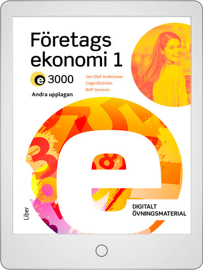 E3000 Företagsekonomi 1 Digitalt Övningsmaterial (elevlicens)-Digitala böcker-Liber-peaceofhome.se