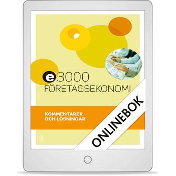 E3000 Företagsekonomi 1 Kommentarer och lösningar Onlinebok (12 mån)-Digitala böcker-Liber-peaceofhome.se