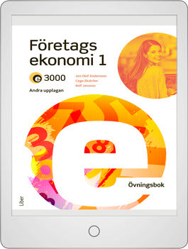 E3000 Företagsekonomi 1 Övningsbok Onlinebok-Digitala böcker-Liber-peaceofhome.se