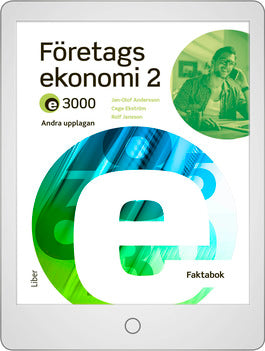 E3000 Företagsekonomi 2 Faktabok Onlinebok-Digitala böcker-Liber-peaceofhome.se