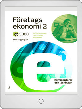 E3000 Företagsekonomi 2 Kommentarer och lösningar Onlinebok-Digitala böcker-Liber-peaceofhome.se