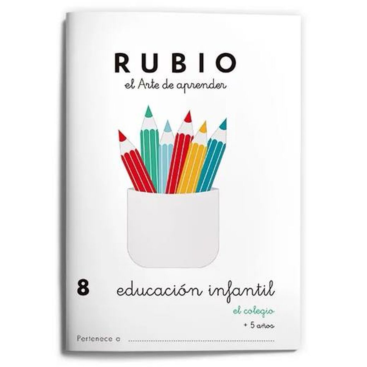 Early Childhood Education Notebook Rubio Nº8 A5 spanska (10 antal)-Kontor och Kontorsmaterial, Pappersprodukter för kontoret-Cuadernos Rubio-peaceofhome.se