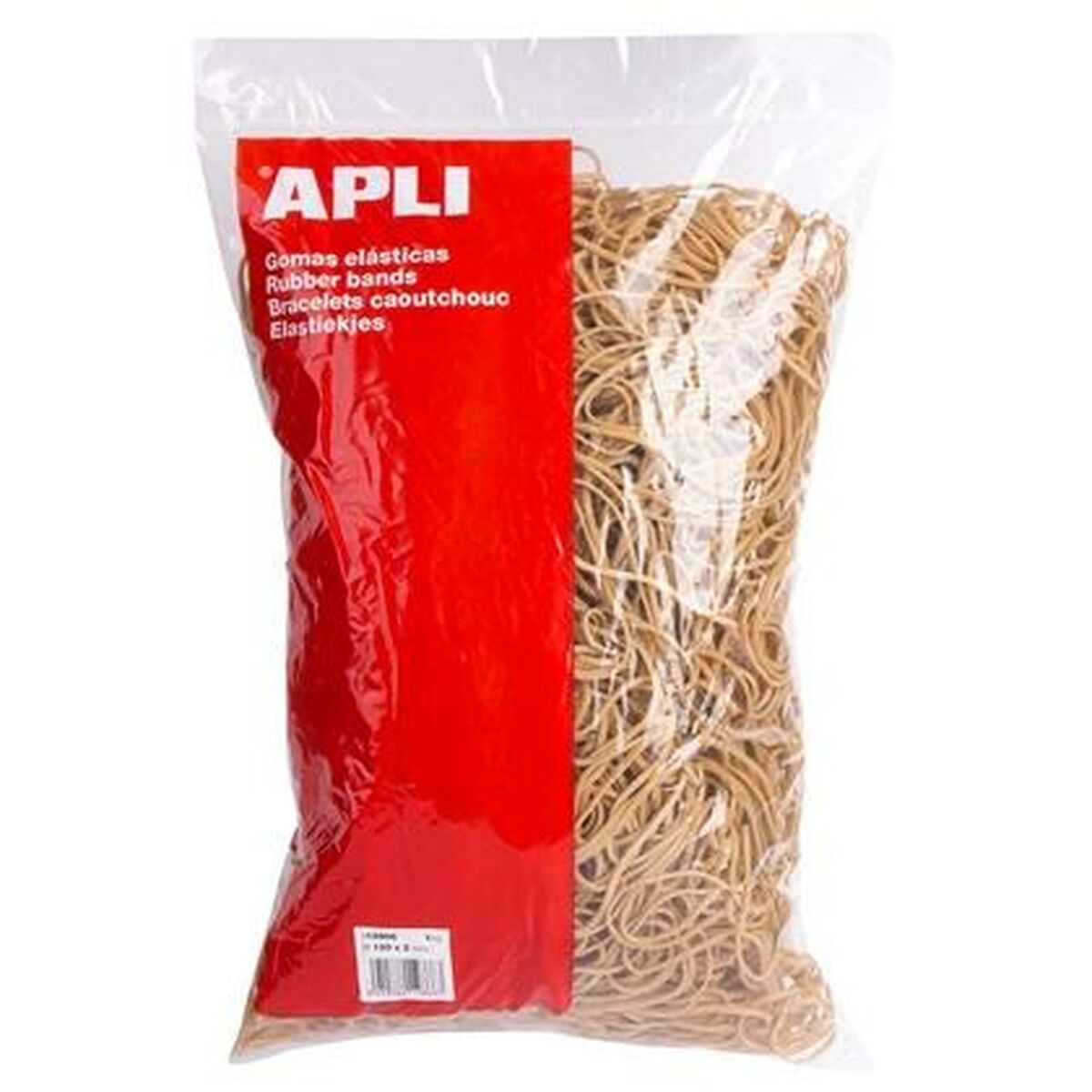 Elastiska band Apli Brun 120 x 2 mm (10 antal)-Kontor och Kontorsmaterial, Kontorsmaterial-Apli-peaceofhome.se