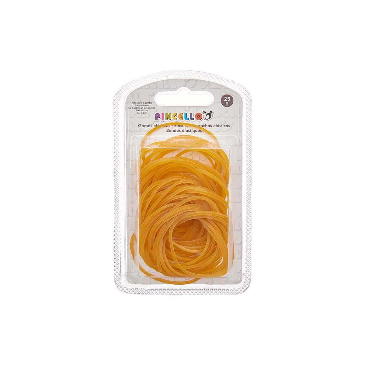 Elastiska band Pincello 402 402 Gul 7,5 x 12,5 x 2 cm Stor (24 antal)-Kontor och Kontorsmaterial, Kontorsmaterial-Pincello-peaceofhome.se