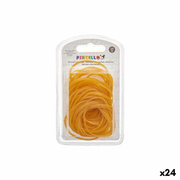 Elastiska band Pincello 402 402 Gul 7,5 x 12,5 x 2 cm Stor (24 antal)-Kontor och Kontorsmaterial, Kontorsmaterial-Pincello-peaceofhome.se