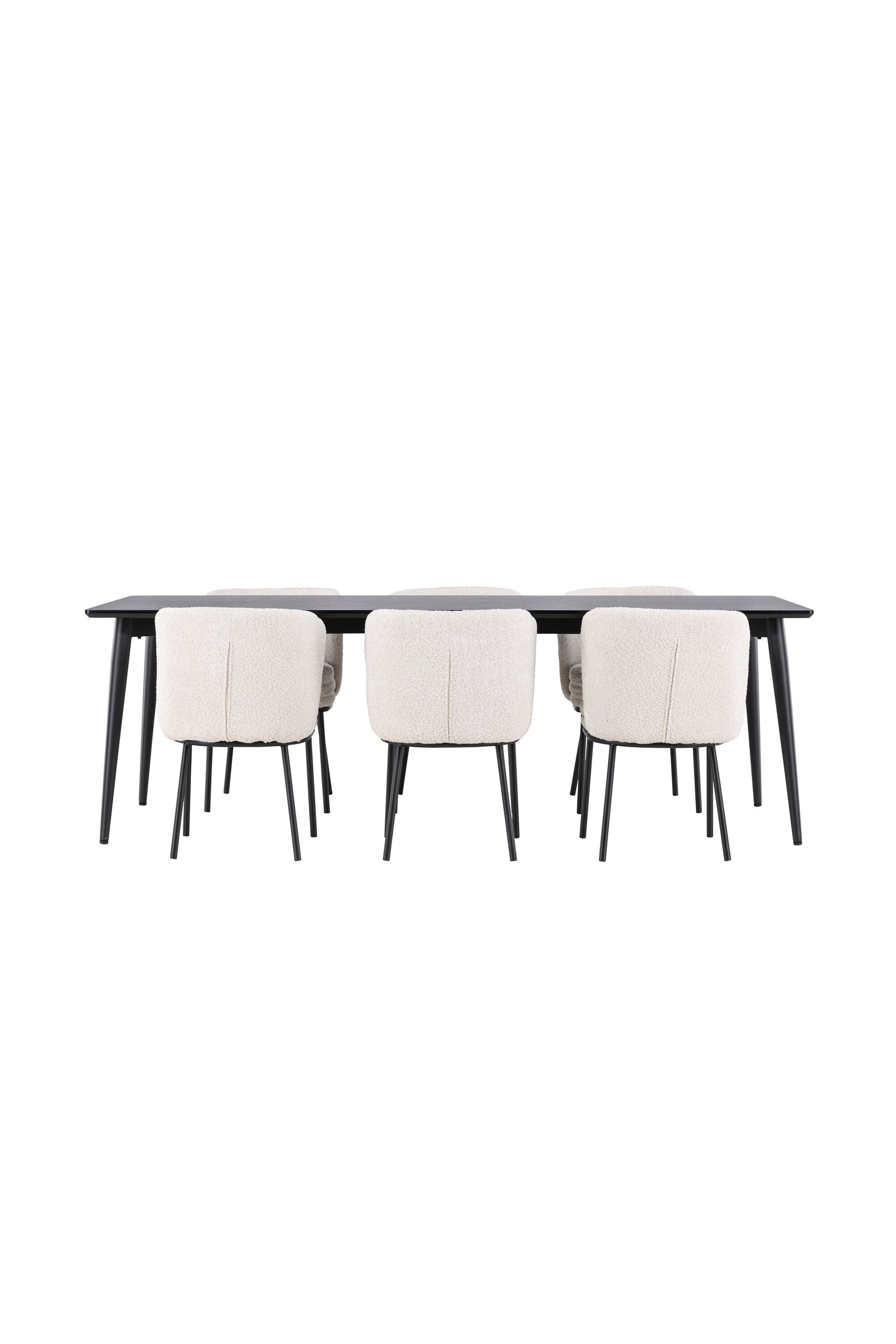 Ellis Matbord med Agnes Matstol-GR Dining Set-Venture Home-peaceofhome.se