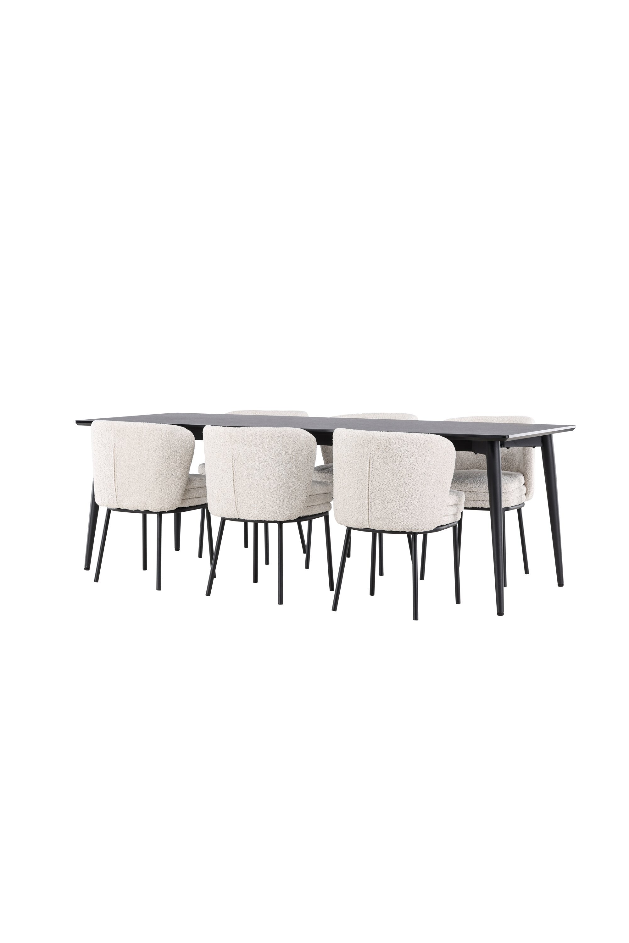 Ellis Matbord med Agnes Matstol-GR Dining Set-Venture Home-peaceofhome.se