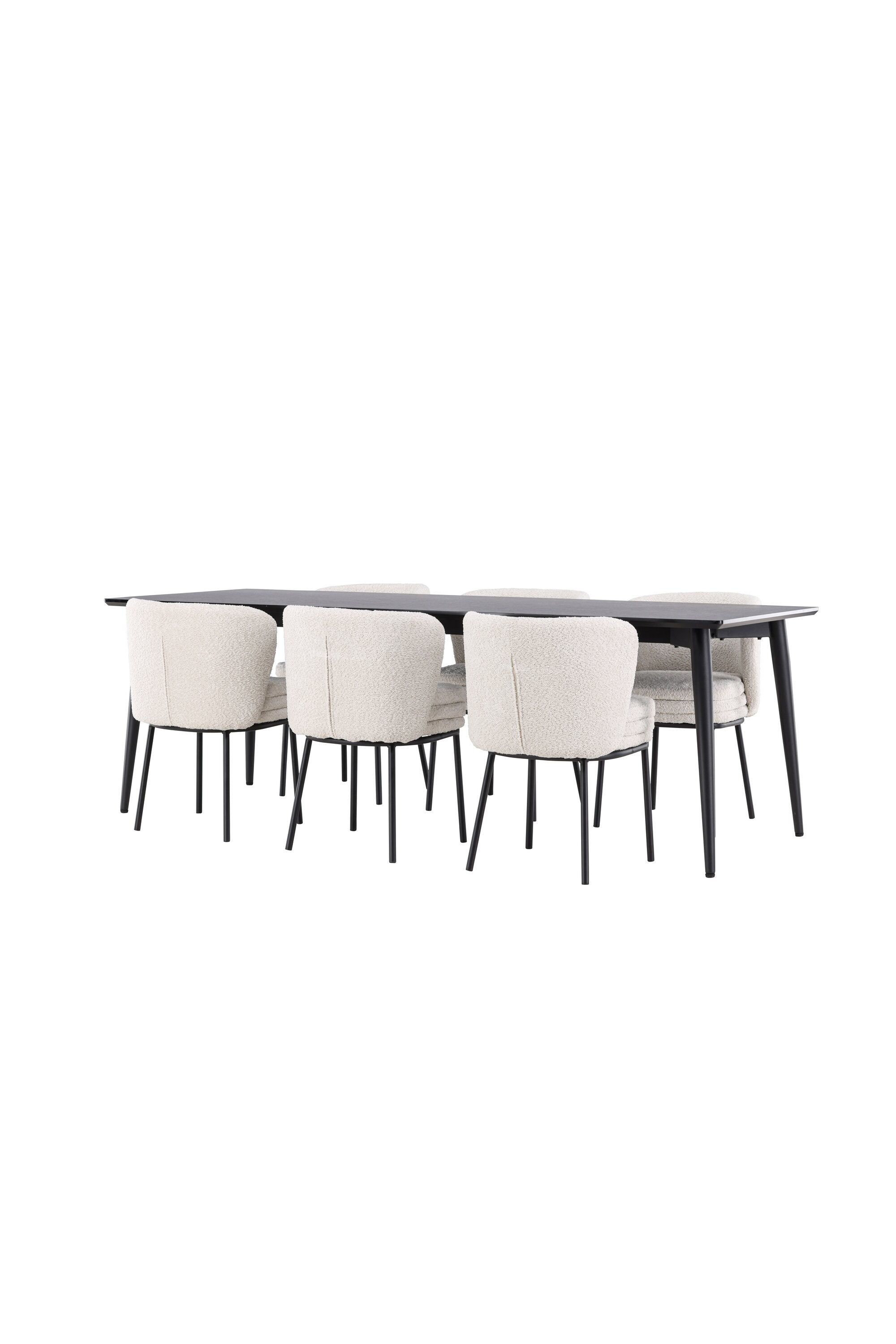 Ellis Matbord med Agnes Matstol-GR Dining Set-Venture Home-peaceofhome.se