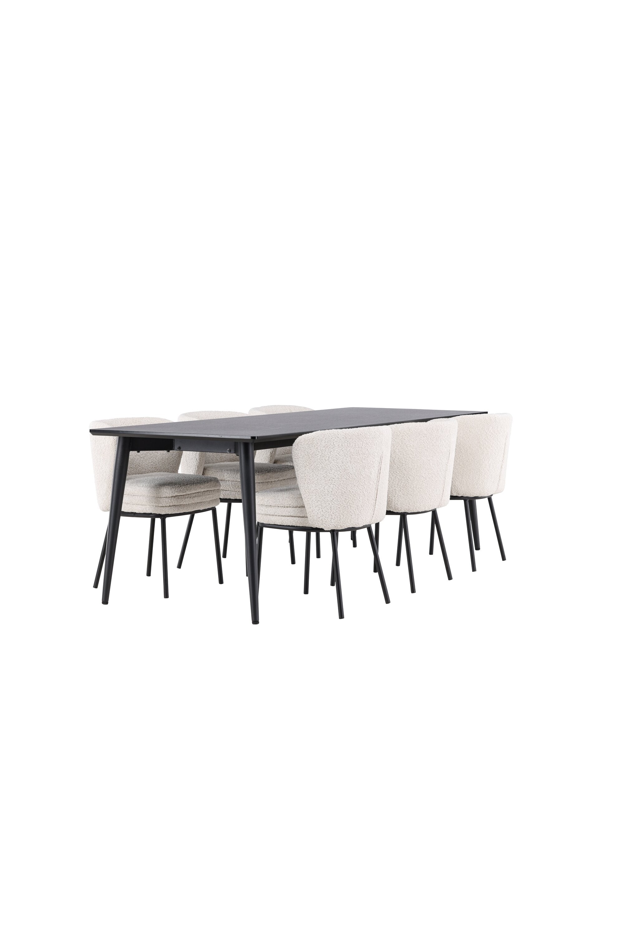 Ellis Matbord med Agnes Matstol-GR Dining Set-Venture Home-peaceofhome.se