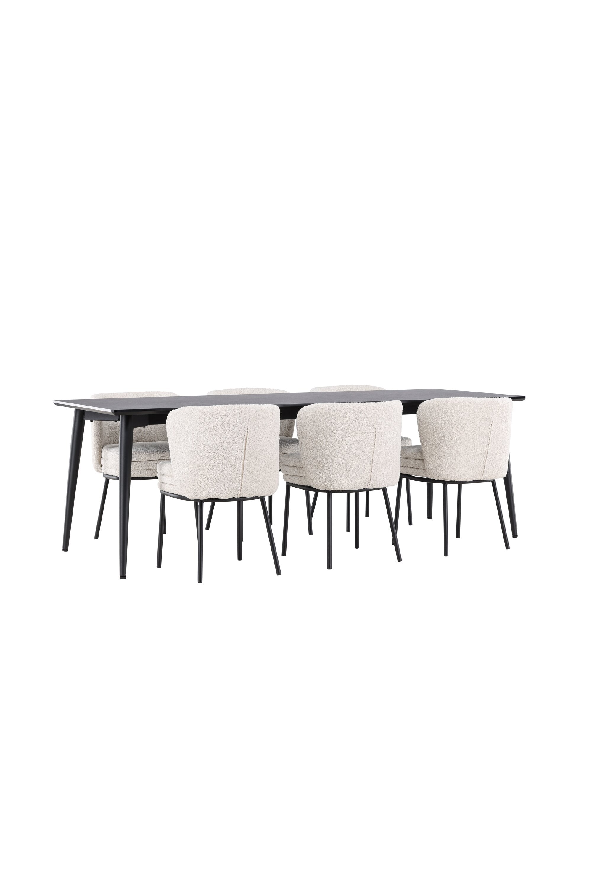 Ellis Matbord med Agnes Matstol-GR Dining Set-Venture Home-peaceofhome.se