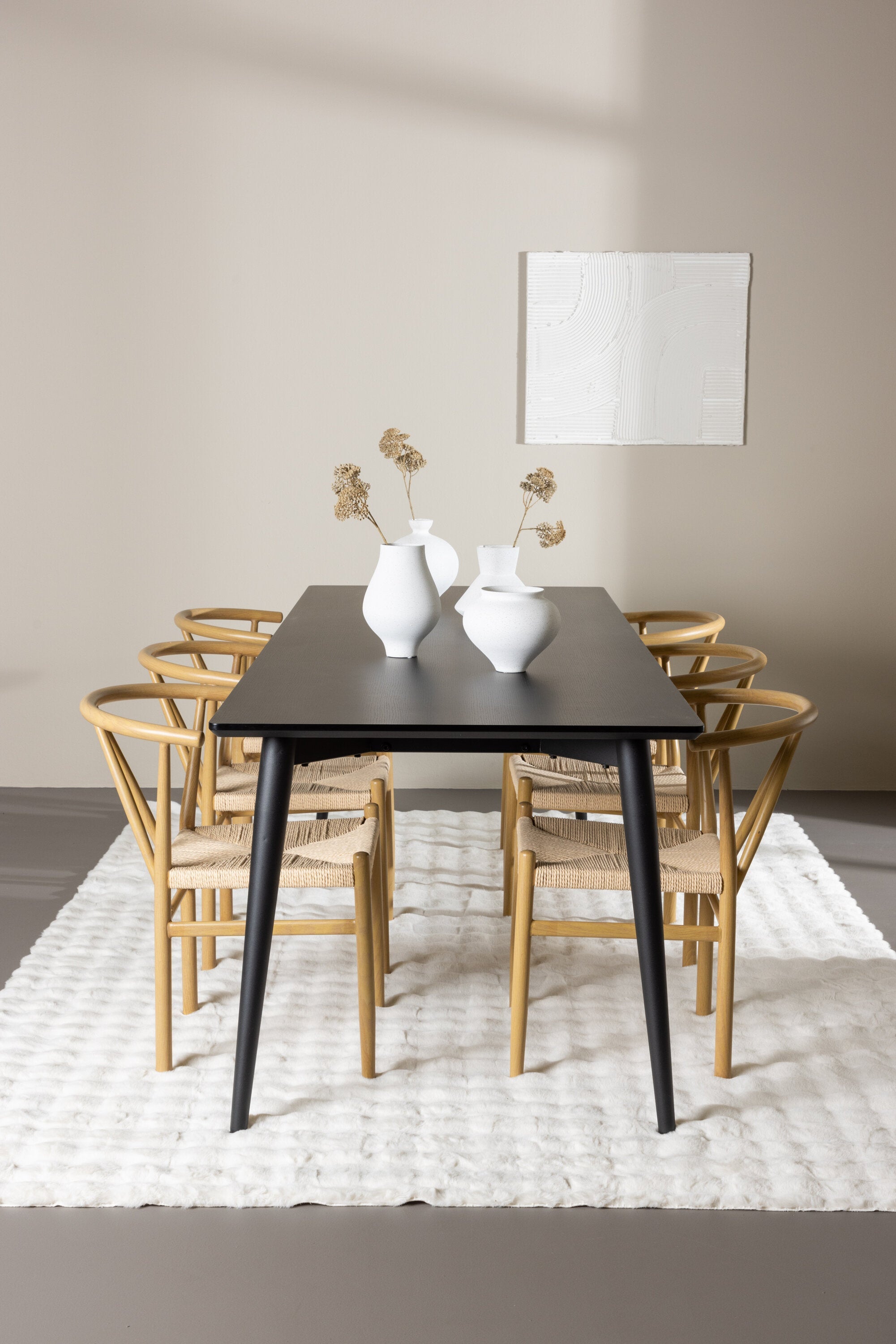 Ellis Matbord med Alfons Matstol-GR Dining Set-Venture Home-peaceofhome.se