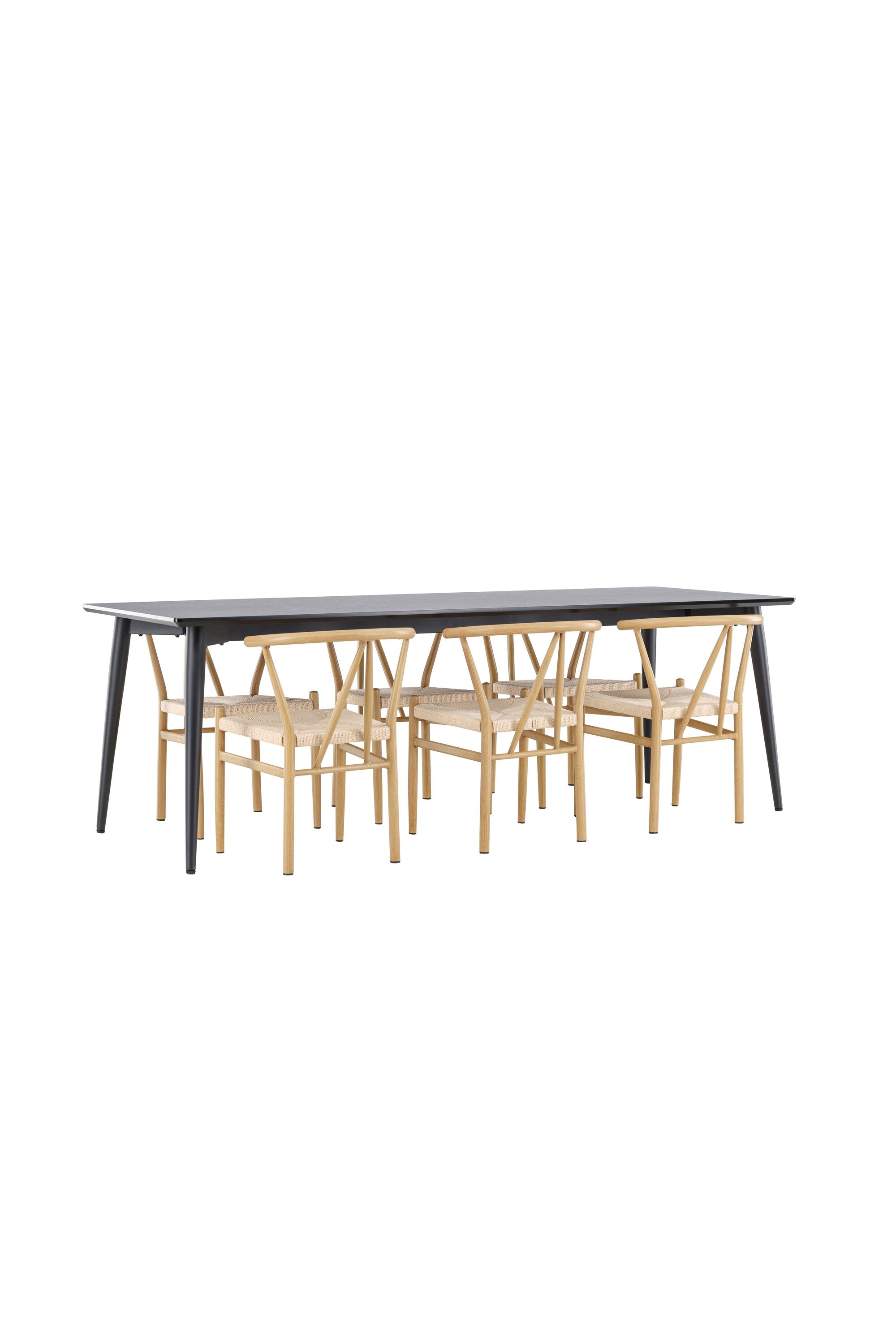 Ellis Matbord med Alfons Matstol-GR Dining Set-Venture Home-peaceofhome.se