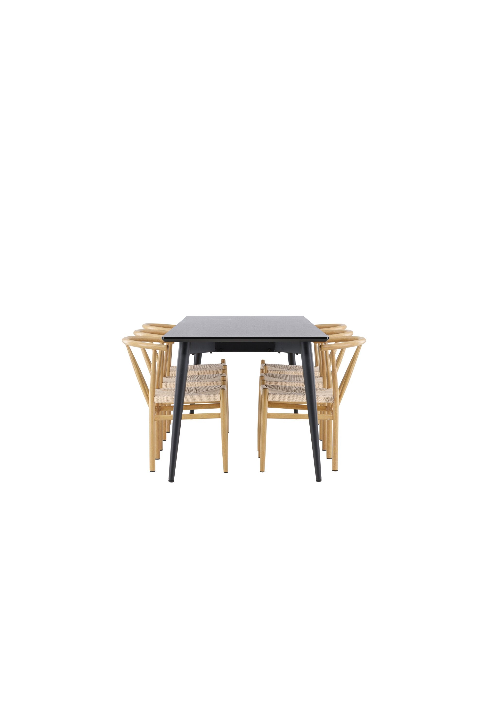 Ellis Matbord med Alfons Matstol-GR Dining Set-Venture Home-peaceofhome.se