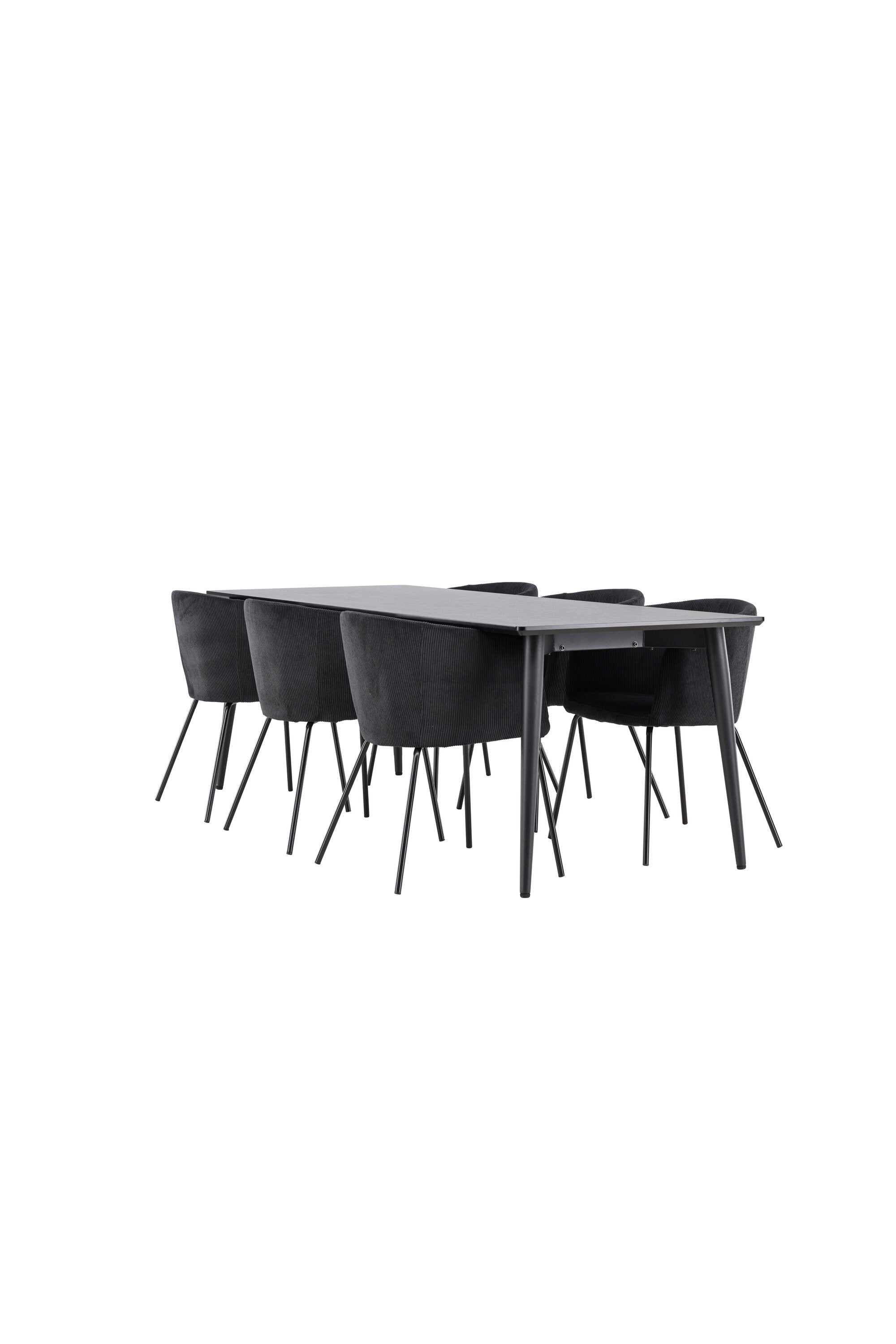 Ellis Matbord med Berit Matstol-GR Dining Set-Venture Home-peaceofhome.se