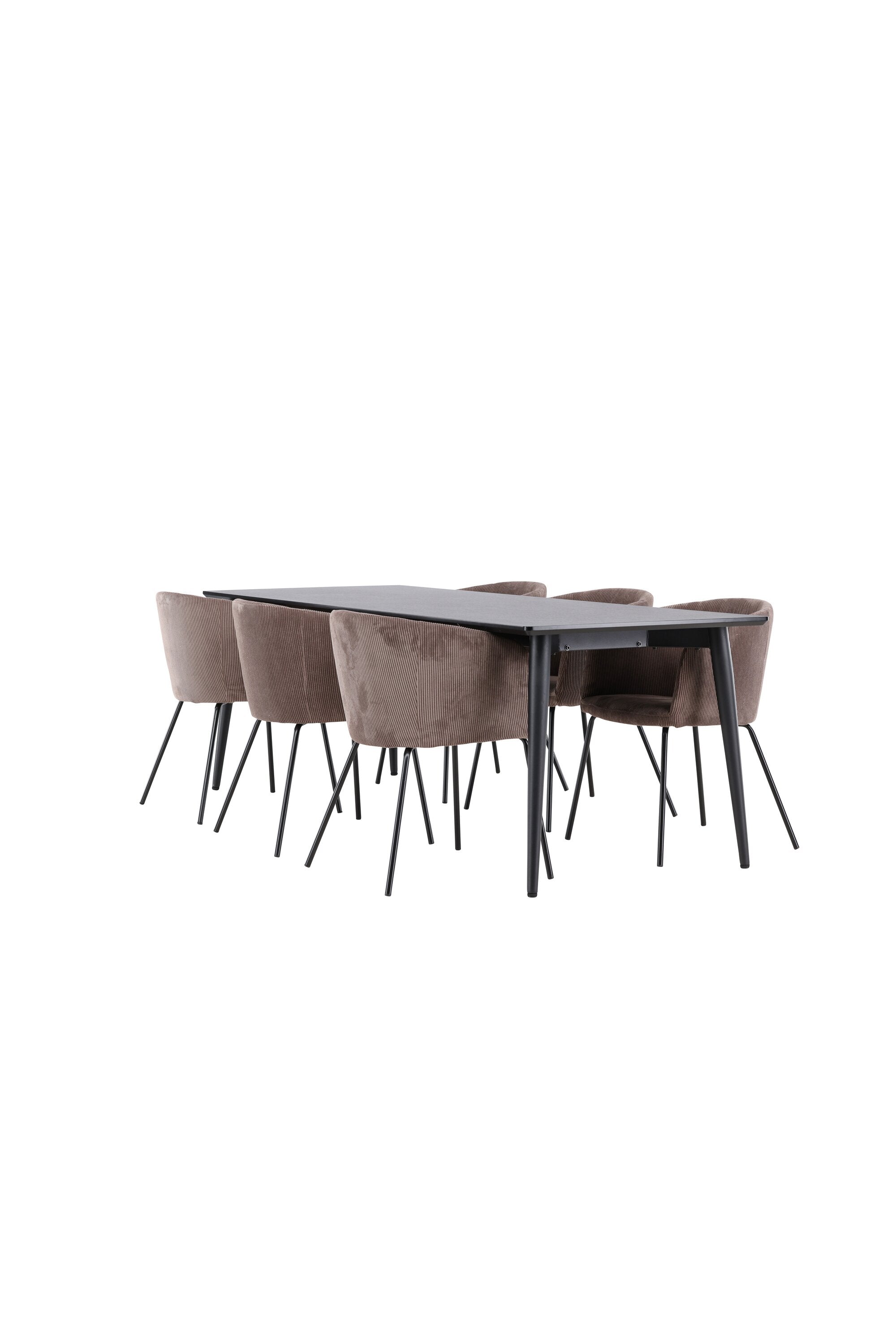 Ellis Matbord med Berit Matstol-GR Dining Set-Venture Home-peaceofhome.se