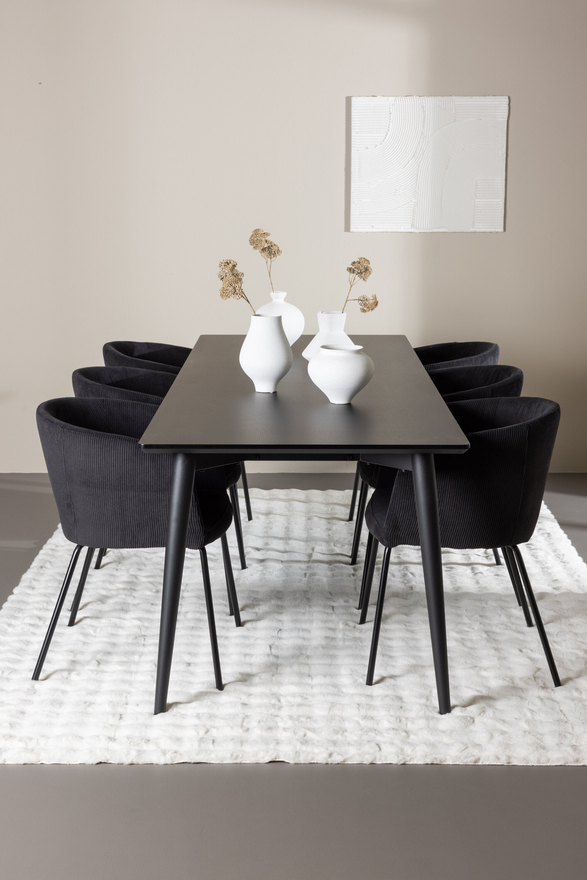 Ellis Matbord med Berit Matstol-GR Dining Set-Venture Home-peaceofhome.se