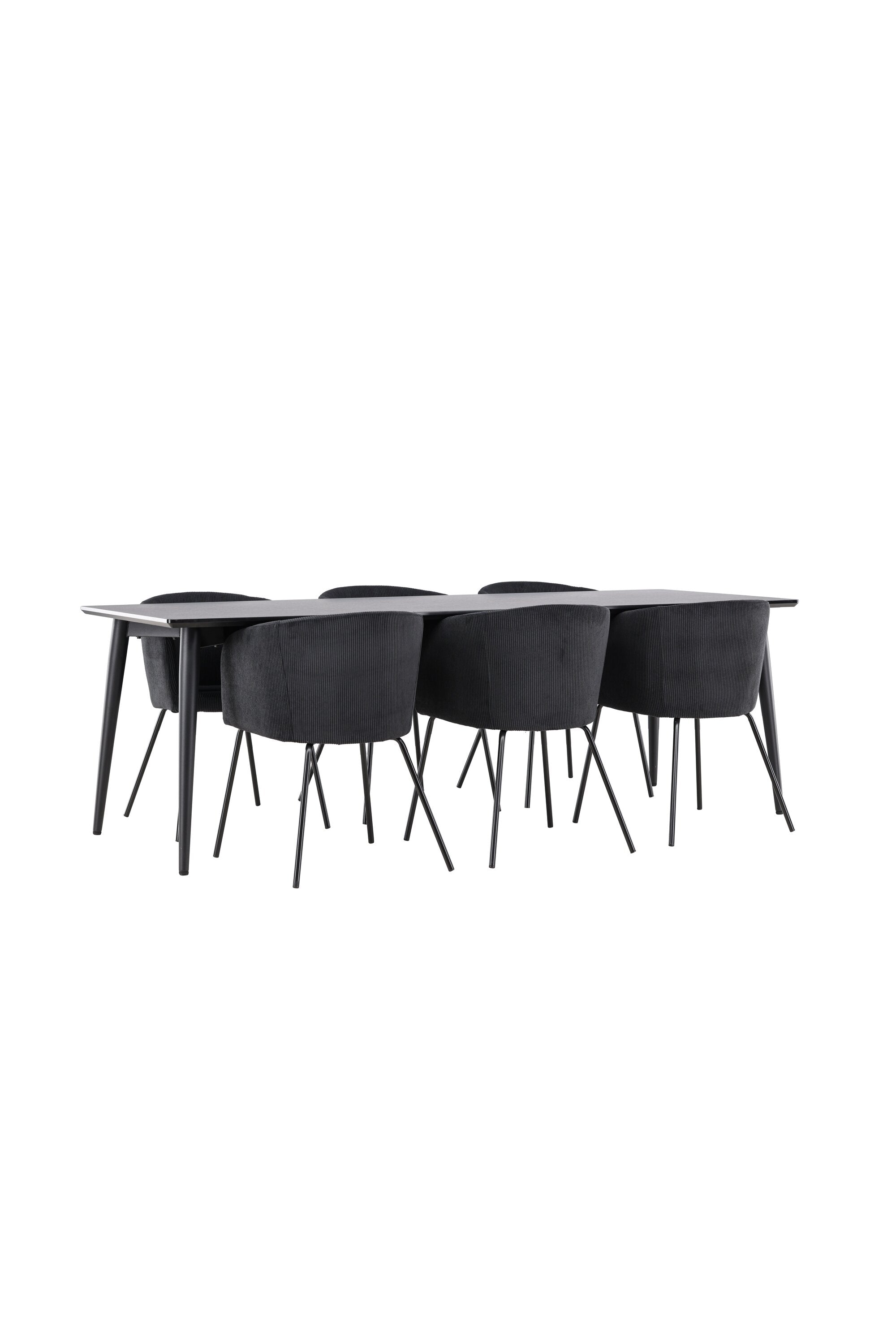 Ellis Matbord med Berit Matstol-GR Dining Set-Venture Home-peaceofhome.se