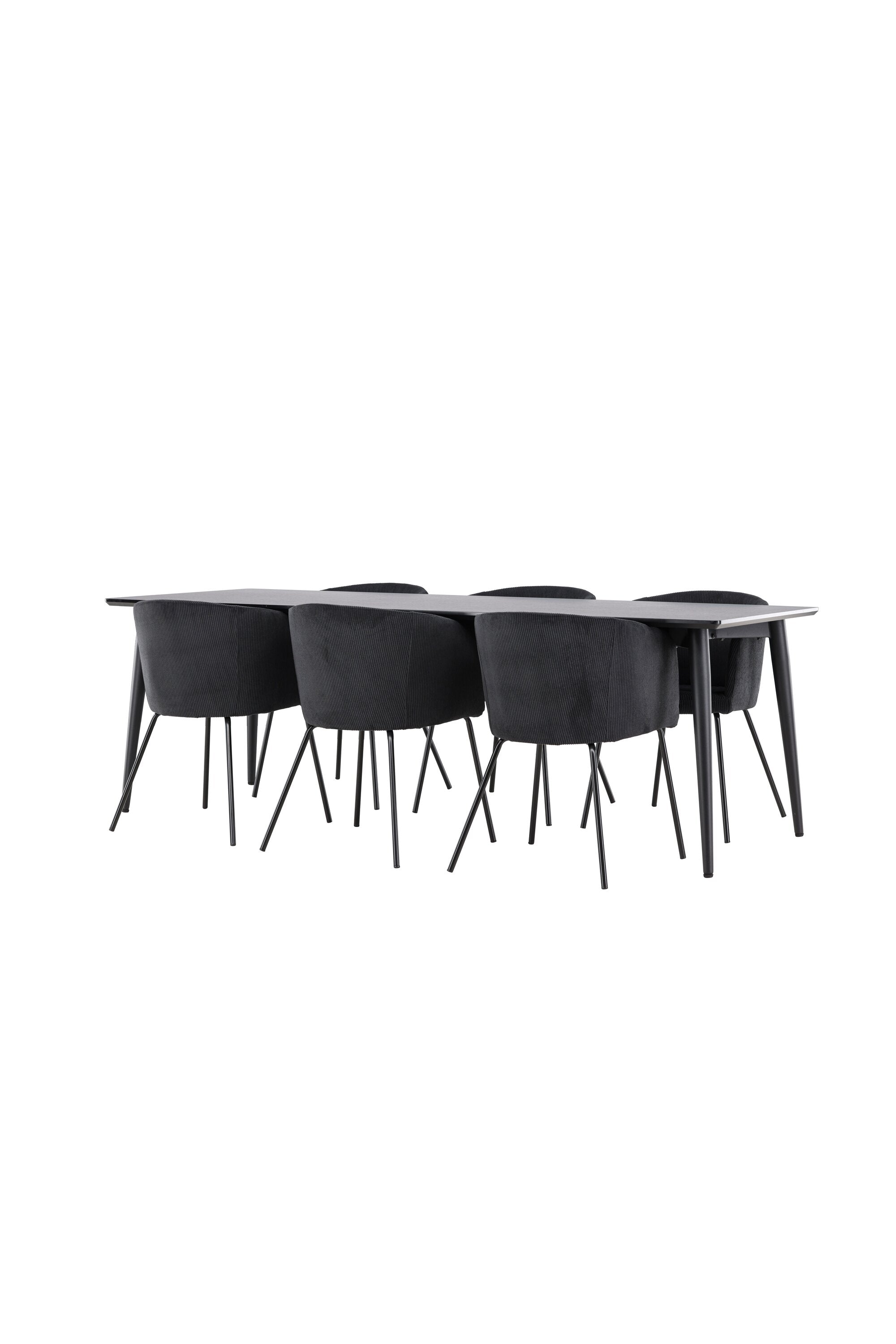 Ellis Matbord med Berit Matstol-GR Dining Set-Venture Home-peaceofhome.se