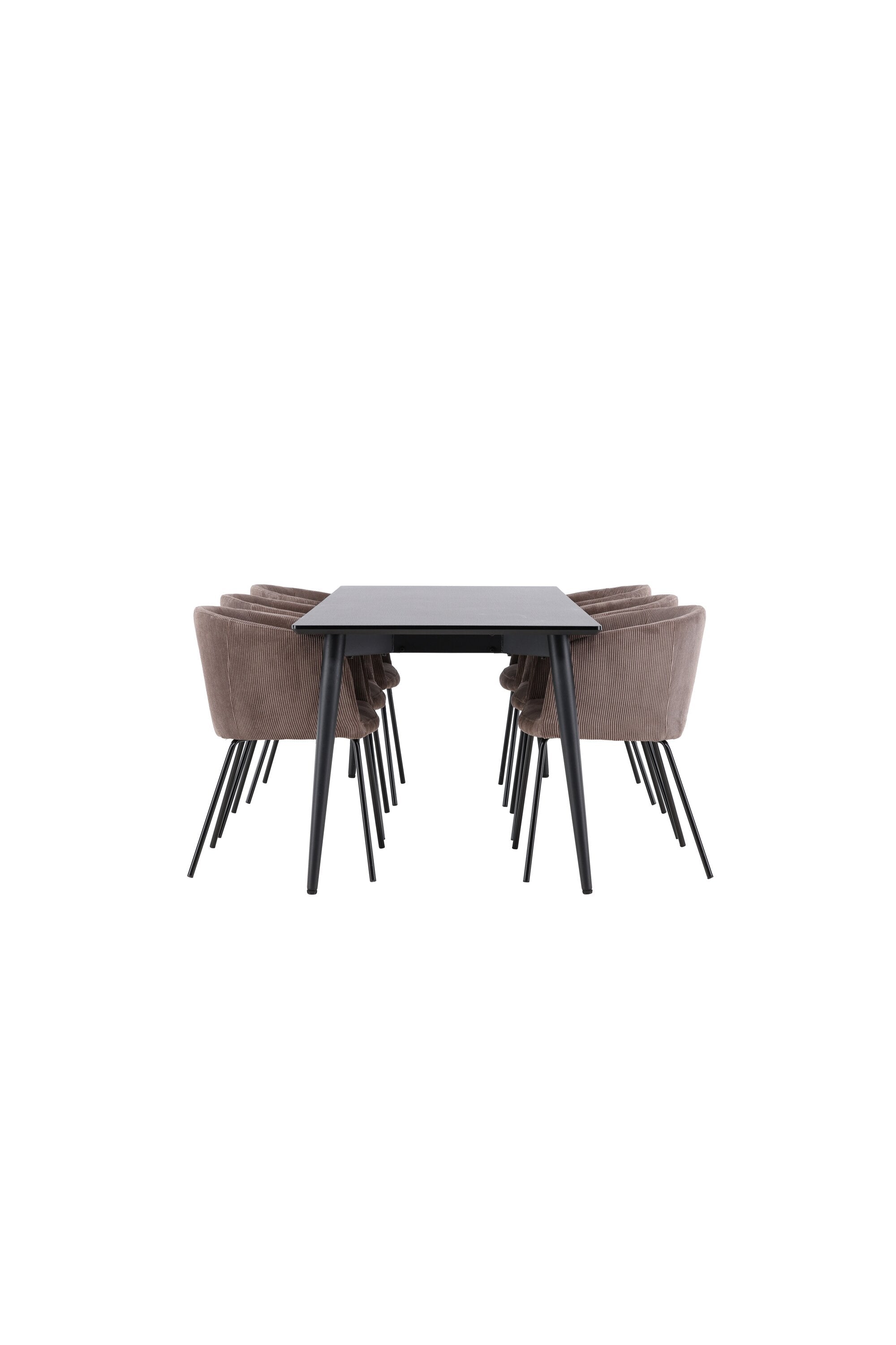 Ellis Matbord med Berit Matstol-GR Dining Set-Venture Home-peaceofhome.se