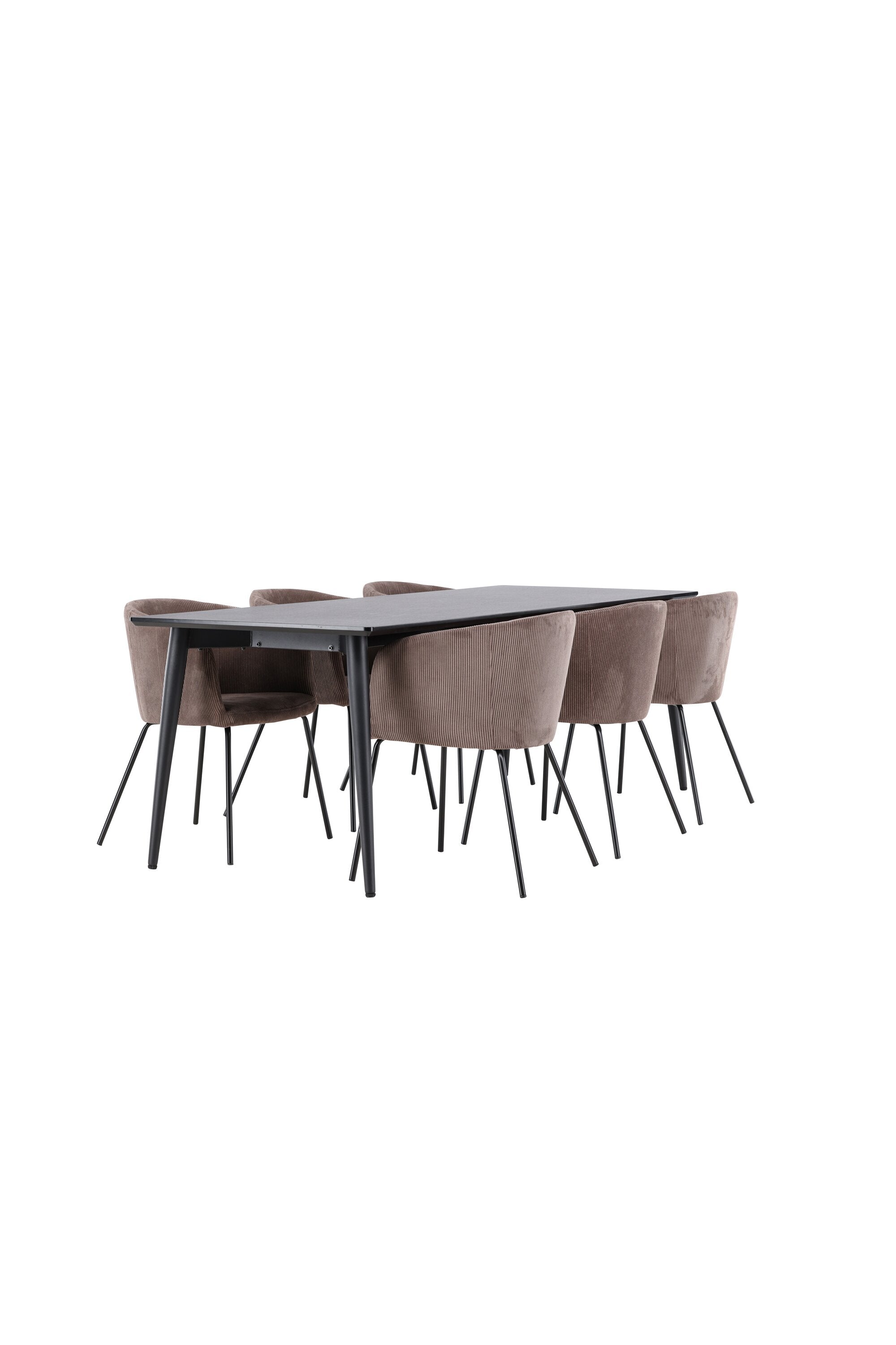 Ellis Matbord med Berit Matstol-GR Dining Set-Venture Home-peaceofhome.se