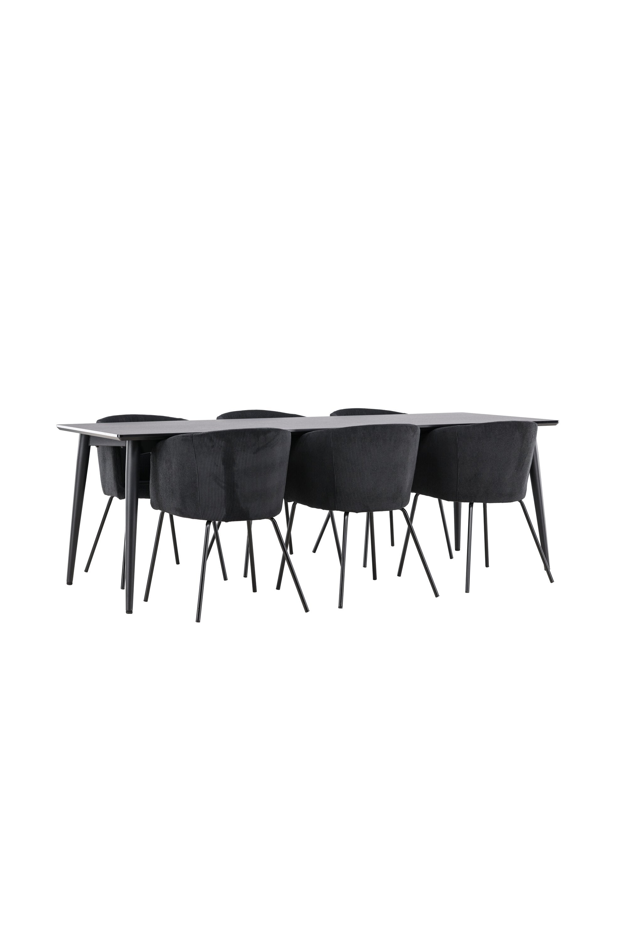 Ellis Matbord med Berit Matstol-GR Dining Set-Venture Home-peaceofhome.se