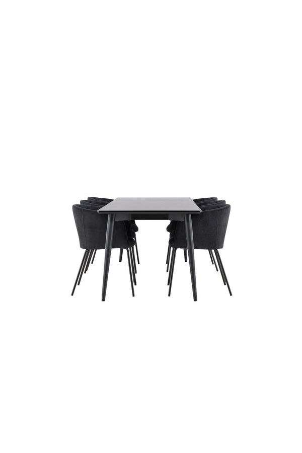 Ellis Matbord med Berit Matstol-GR Dining Set-Venture Home-peaceofhome.se