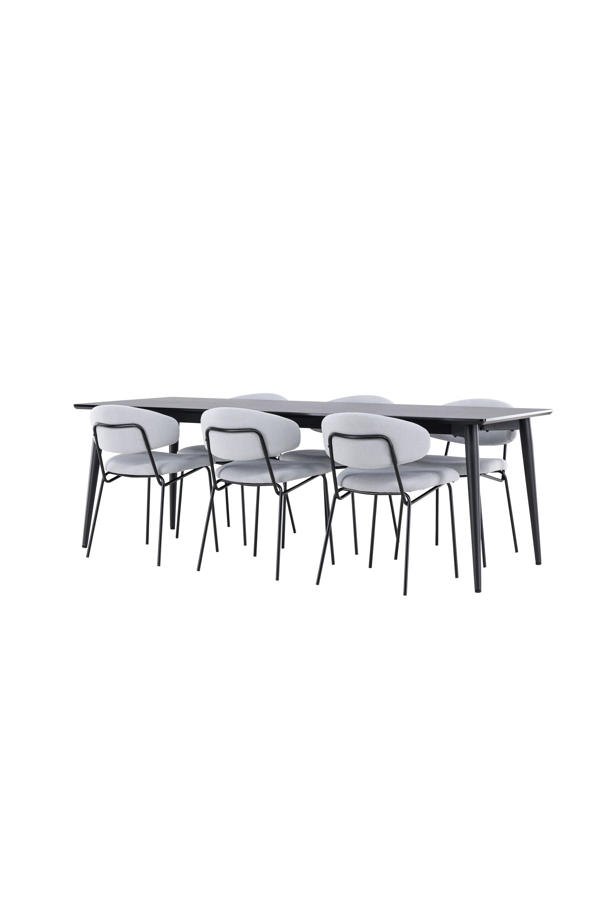 Ellis Matbord med Chico Matstol-GR Dining Set-Venture Home-peaceofhome.se