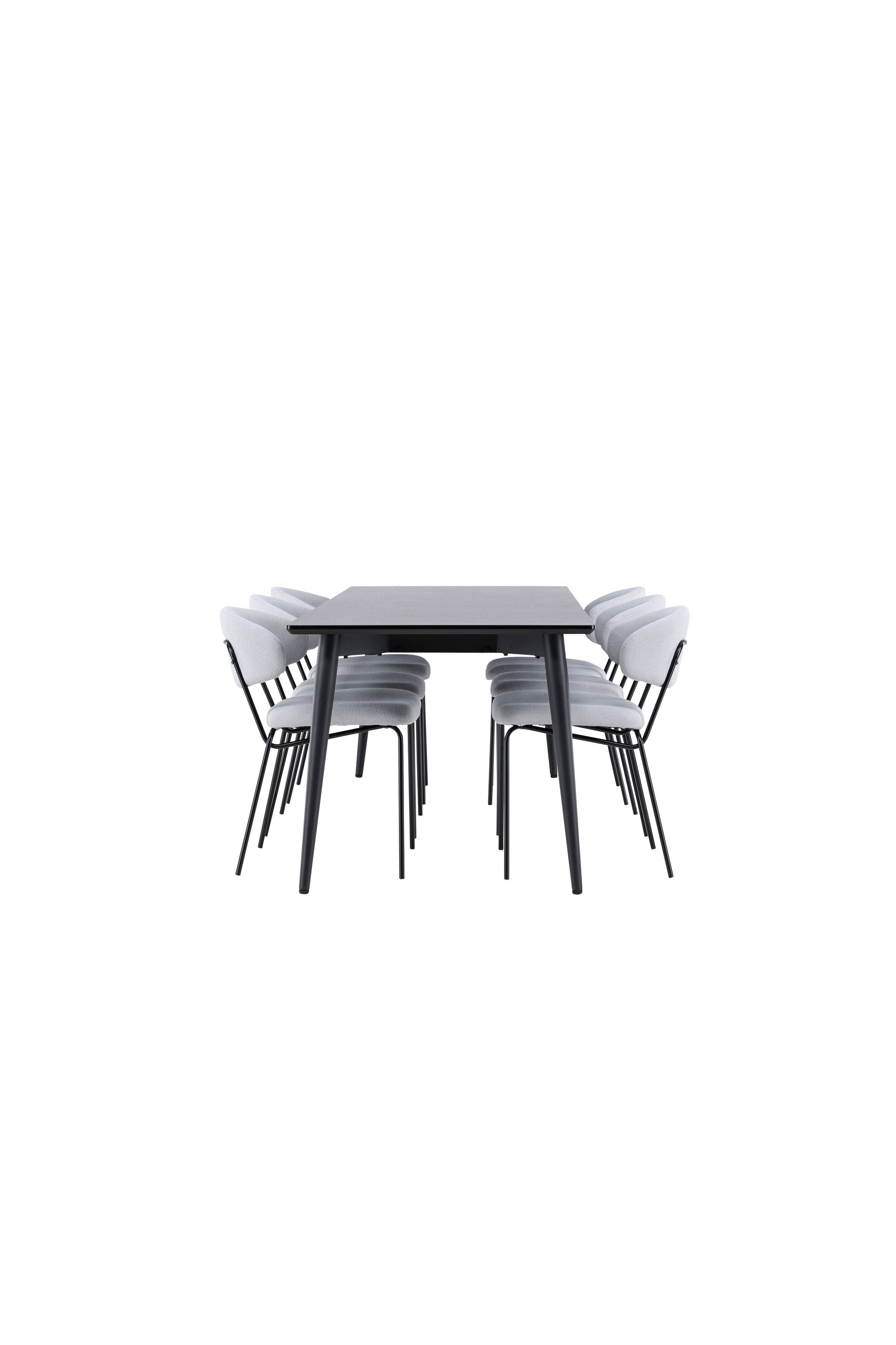 Ellis Matbord med Chico Matstol-GR Dining Set-Venture Home-peaceofhome.se