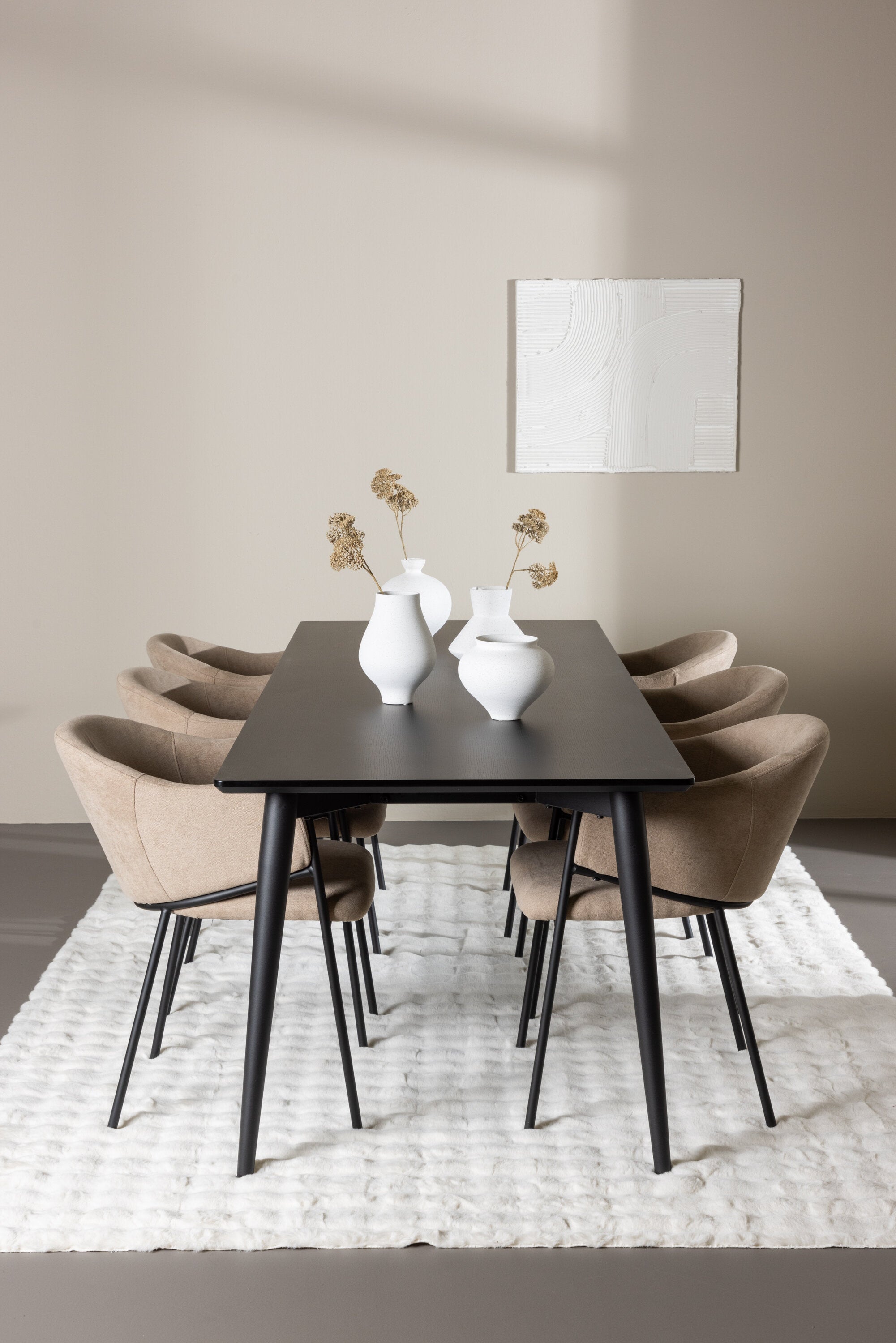 Ellis Matbord med Evelina Matstol-GR Dining Set-Venture Home-peaceofhome.se