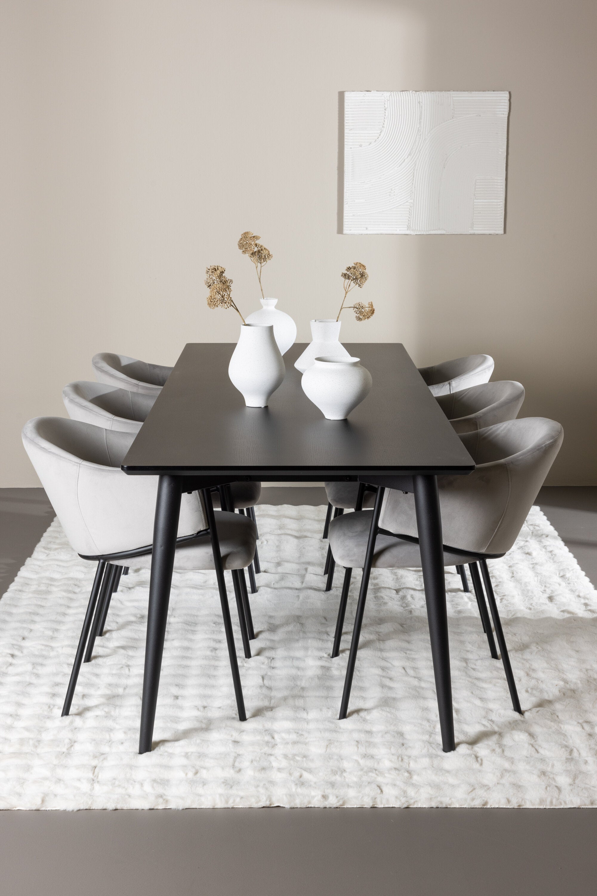 Ellis Matbord med Evelina Matstol-GR Dining Set-Venture Home-peaceofhome.se