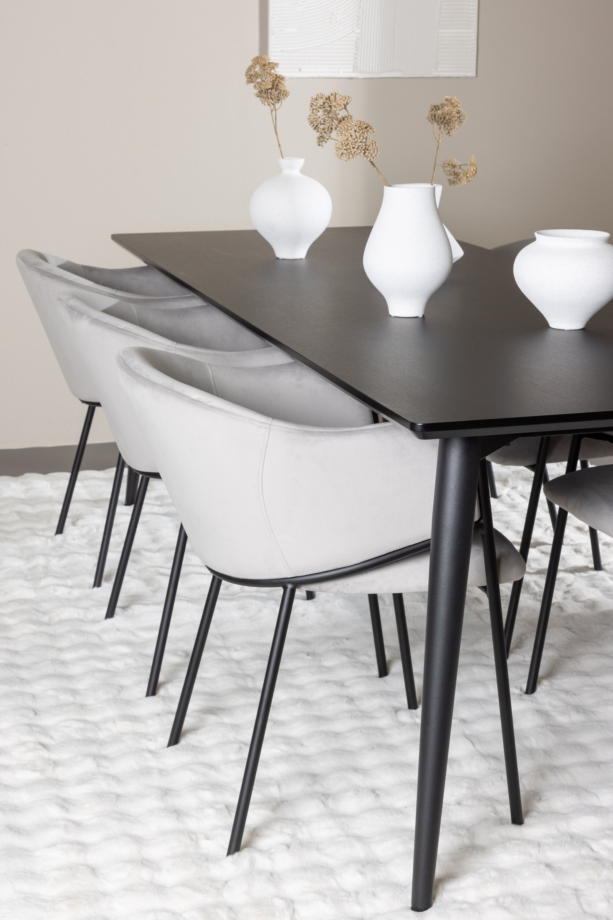 Ellis Matbord med Evelina Matstol-GR Dining Set-Venture Home-peaceofhome.se