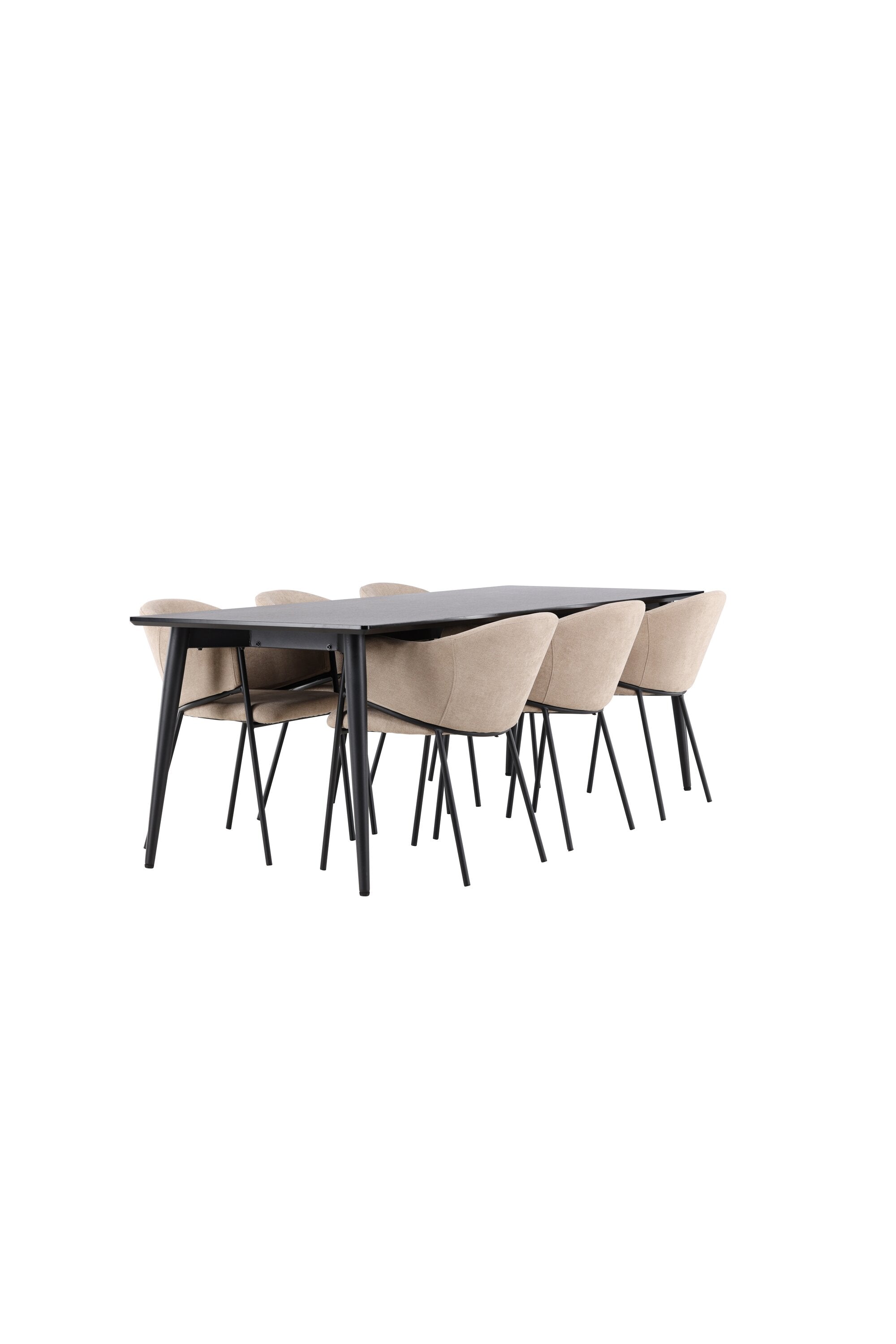 Ellis Matbord med Evelina Matstol-GR Dining Set-Venture Home-peaceofhome.se